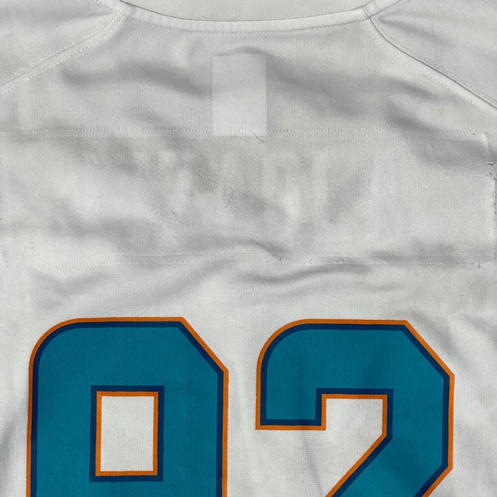 Nike NFL Miami Dolphins Jersey Shirt READ Size XL YOUTH SIZE STAINS - Picture 4 of 11